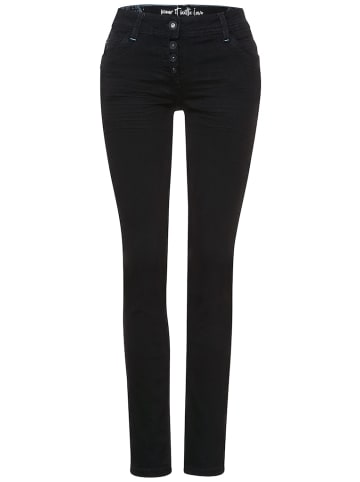 Cecil Loose Fit Jeans in Schwarz