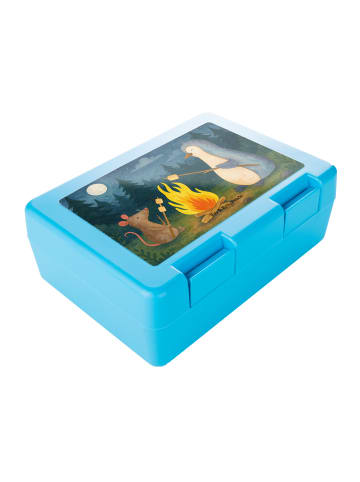 Mr. & Mrs. Panda Bento Box Pinguin Lagerfeuer Design ohne Spruch in Weiß