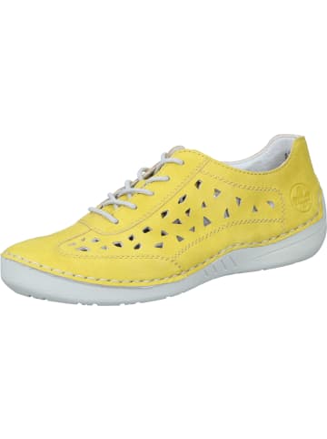 rieker Schnürschuhe in senf