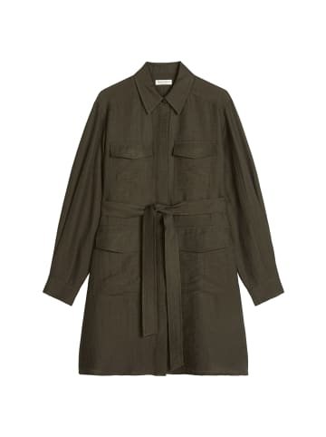 Marc O'Polo Kleid im Safari-Stil flared in Mossy Earth