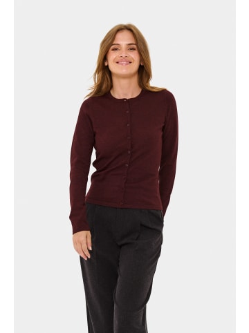 SAINT TROPEZ Strickjacke A8661, Classic fit in Winetasting Melange