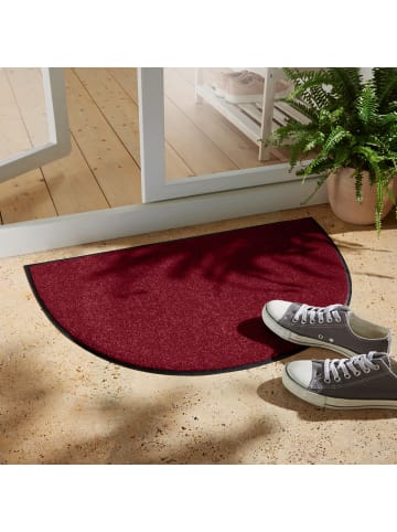 Erwin Müller Fußmatte halbrund Mainz in weinrot