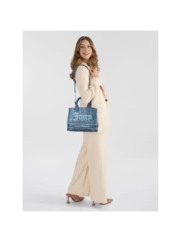Juicy Couture Iris Handtasche 32 cm in blue denim
