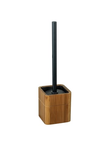 Wenko WC-Bürste aus hartem Bambus SERRO in Braun, (B) 10 x (H) 37 x (L) 10 cm