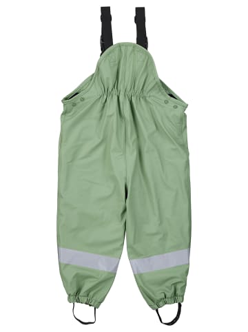 Sterntaler Regenträgerhose gefüttert uni in sattes grün