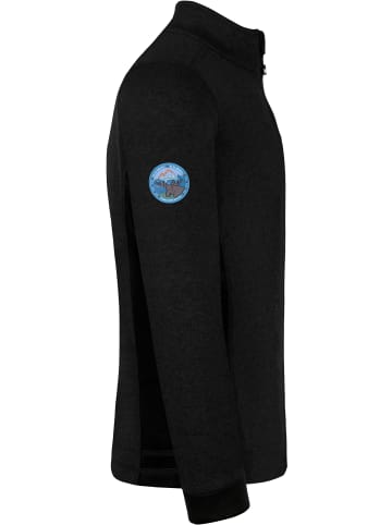 Normani Outdoor Sports Kinder Strickjacke Tathlina in Schwarz