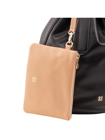 DuDu Filicudi Beuteltasche Leder 19 cm back rosa