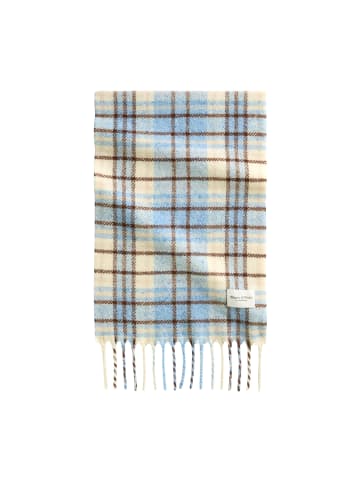 Marc O'Polo Tweed-Schal in Light Blue