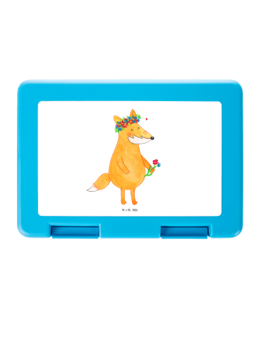 Mr. & Mrs. Panda Bentobox Fuchs Blumen ohne Spruch in Weiß