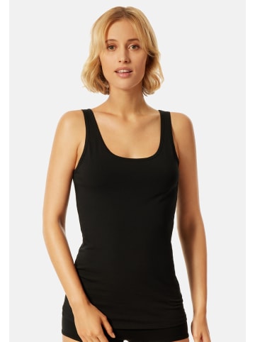 UNCOVER BY SCHIESSER Unterhemd / Tanktop Cotton in Schwarz