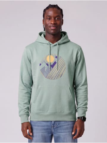 wat? Apparel Sweatshirt Geometric Landscape 3 in Aloe