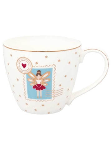 Greengate Becher CINDARELLA Xmas Weiß Goldrand