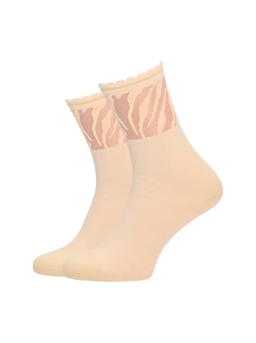 Tamaris Socken comfort zebra 2er Pack comfort in sand