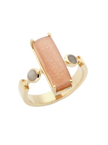 Carolin Stone 925/- Sterling Silber in gelb