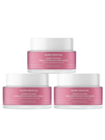 Glow Cocktail Collagen Restore Nachtcreme Trio