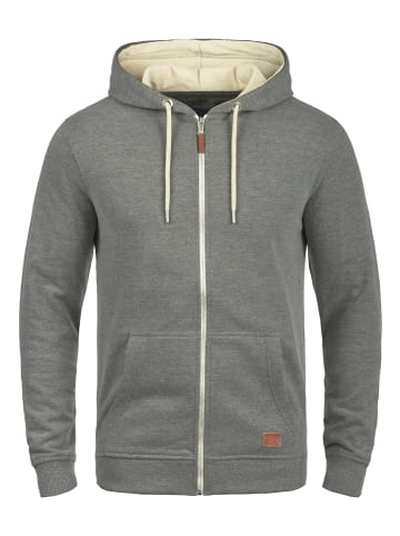 BLEND Kapuzensweatjacke in grau