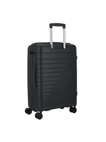 D&N Travel Line 4600 4 Rollen Kofferset 3-teilig in black
