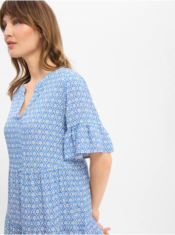 Marie Lund Stufenkleid Sanna in indigo weiß - 0001
