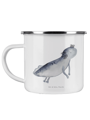 Mr. & Mrs. Panda Teetasse Axolotl Schwimmen ohne Spruch in Weiß