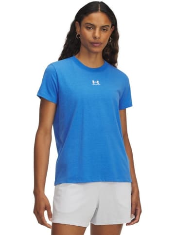 Under Armour Sportshirt "Rival Core T-Shirt" in Blau