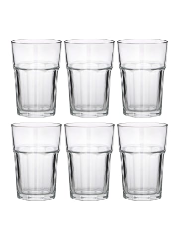 Butlers Trinkglas GIBRALTAR 6er-Set in Durchsichtig