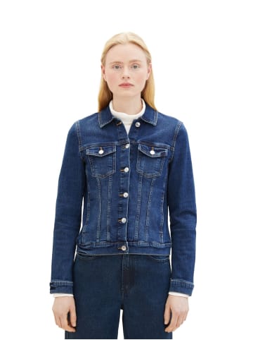 TOM TAILOR Denim Jacke EASY DENIM JACKET in Blau