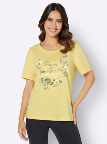 Sieh an! Kurzarmshirt in zitrone-ecru