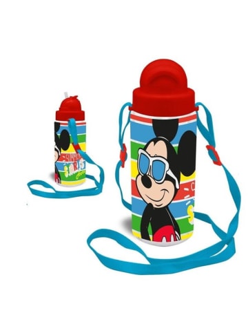 Kids Licensing Disney Mickey Mouse Aluminium Trinkflasche mit einem Tragegurt 3 Jahre