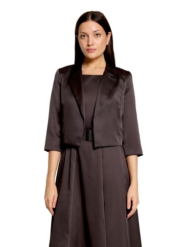 Vera Mont Blazer-Jacke ohne Verschluss in Light Earth