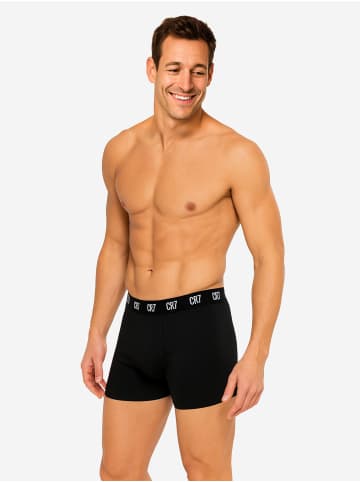 CR7 CRISTIANO RONALDO Trunk Cotton Stretch & Travel Bag in Schwarz