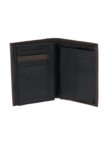 Bruno Banani Klapp-Geldbörse FULLER in Schwarz / Braun