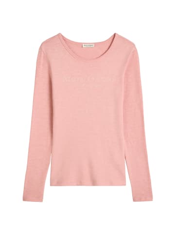 Marc O'Polo Logo-Longsleeve regular in Natural Rose