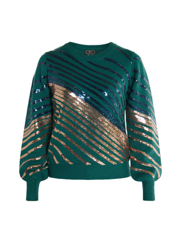 faina Damen Strickpullover in Smaragdgrün