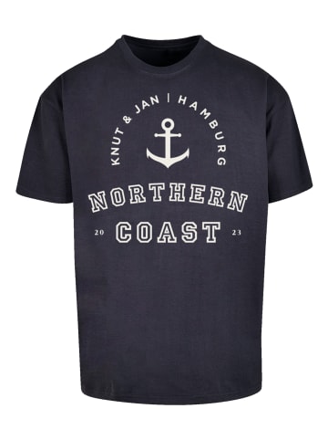 F4NT4STIC T-Shirt Northern Coast Nordsee Knut & Jan Hamburg in marineblau