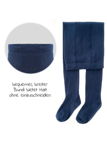 LaLoona Strumpfhose 4er Pack - Marine in blau,grau