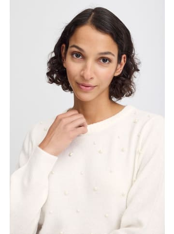 b. young Strickpullover BXOKAMA Regular fit in Off White Melange