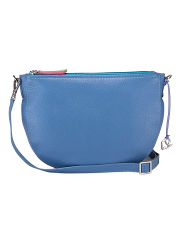 MYWALIT Schultertasche Leder 29 cm in pitch blue