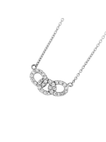 Smart Jewel Collier Mit Zirkonia in Weiss