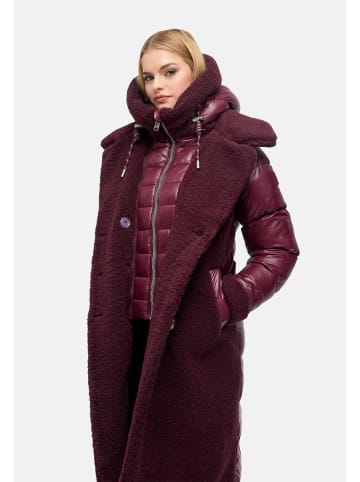 Navahoo Wintermantel Kuscheltraum 14 in Wine