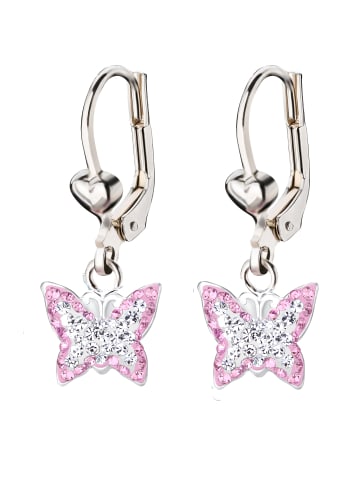 schmuck23 Silber Ohrringe 925 Schmetterling 0,7 cm x 0,8 cm
