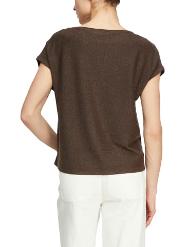 comma Strickshirt in mocca roségold - 0002