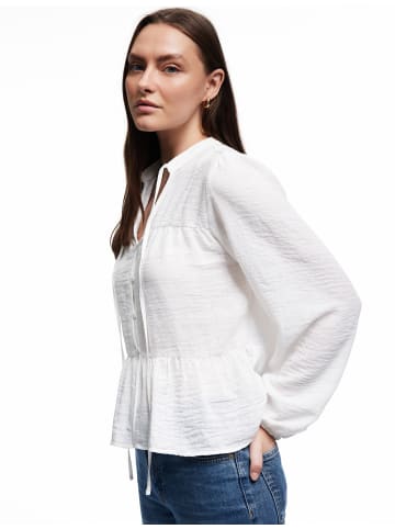 KOTON BLUSE LS in Grauweiß