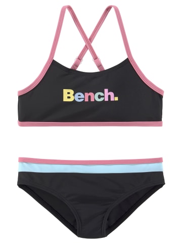 Bench Bustier-Bikini in schwarz