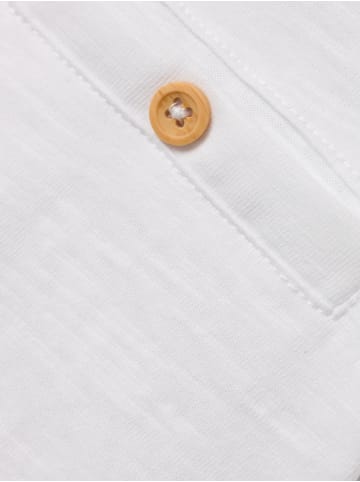 name it T-Shirt 2er-Set Kurzarm Rundhals Knopf-Detail in Weiß