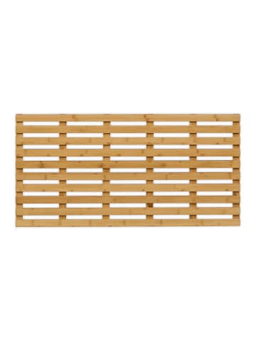 relaxdays Bambus Badematte in Natur - 100 x 50 cm