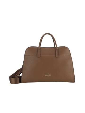 Bogner Handtasche 'Banff Tonina in Hellbraun 38,00 x 28,00 x 18,00 cm'