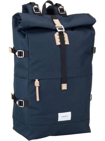 SANDQVIST Laptoprucksack Bernt Rolltop Backpack in Navy