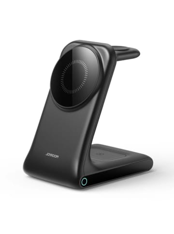 COFI 1453 Joyroom JR-W15 Wireless Charger 3-in-1 Ladestation  MagSafe - Schwarz in Schwarz