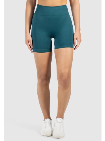 SMILODOX Seamless Shorts Harly in Dunkelgrün