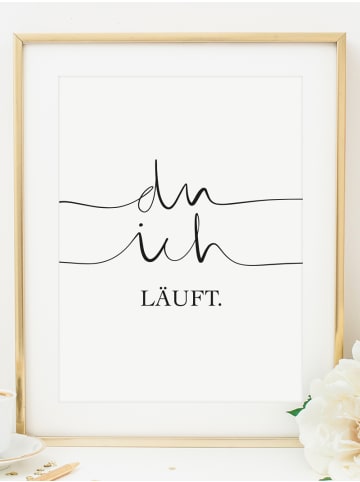 Tales by Jen Poster / Kunstdruck "Du ich läuft" I Ohne Rahmen